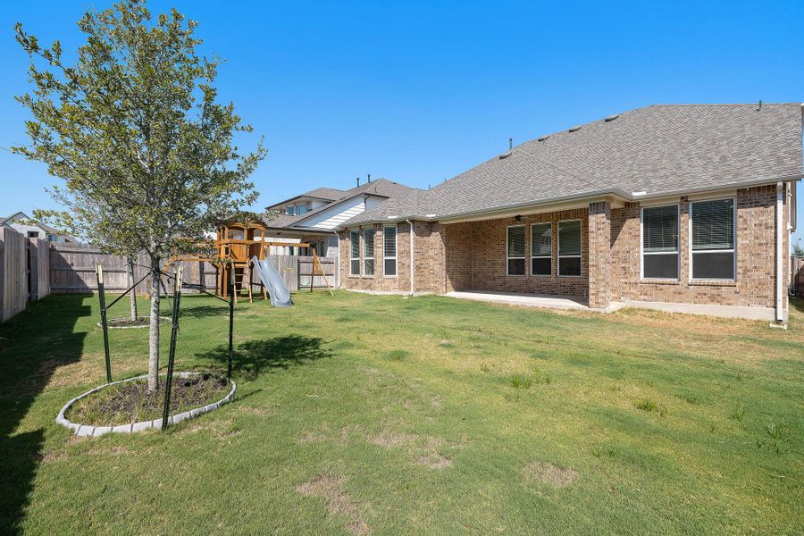 With room for our 4 or 2 legged friends, this yard is just the right size for every stage of life. With room for our 4 or 2 legged friends, this yard is just the right size for every stage of life.