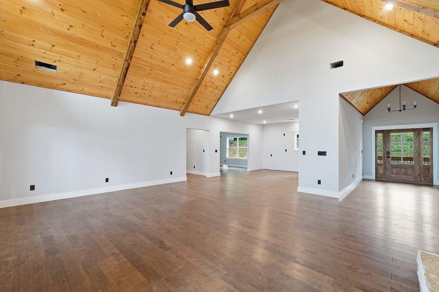 Spacious, unfurnished interior of a new home in , Ellijay (Image 13).