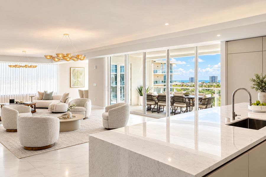 Grand Living Room & Kitchen