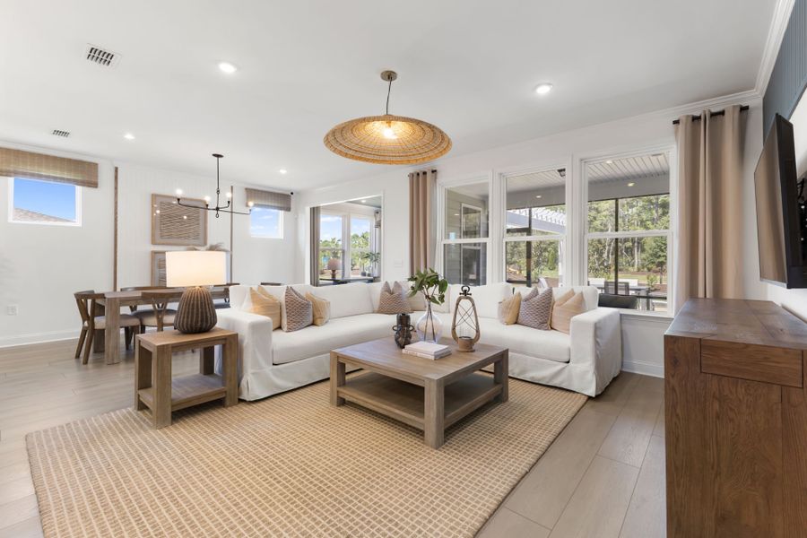 Representative furnished interior of a home built from the Palmary by Del Webb in Del Webb Ocean Isle Beach, Shallotte (Image 11).