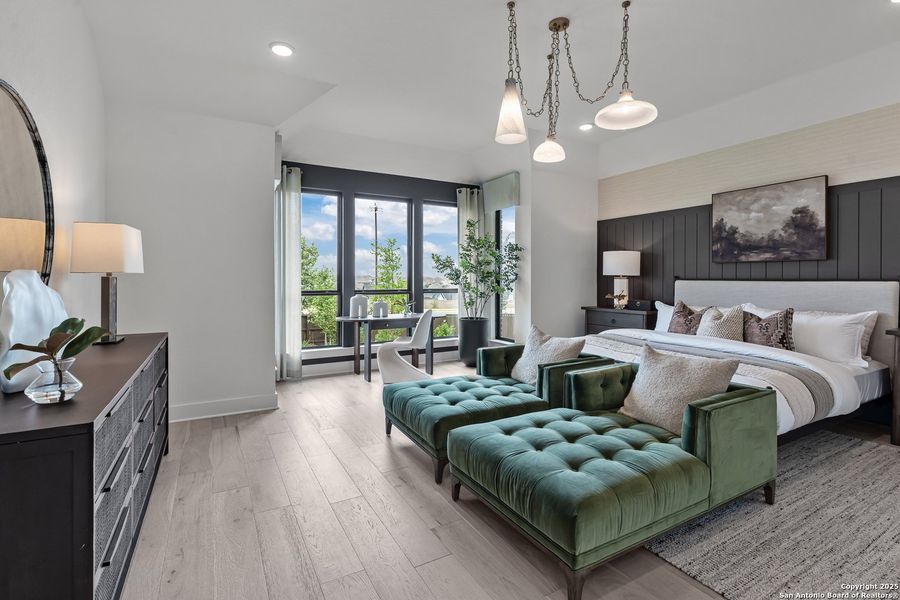 Furnished interior view inside a new home in Bison Ridge, San Antonio (Image 3).