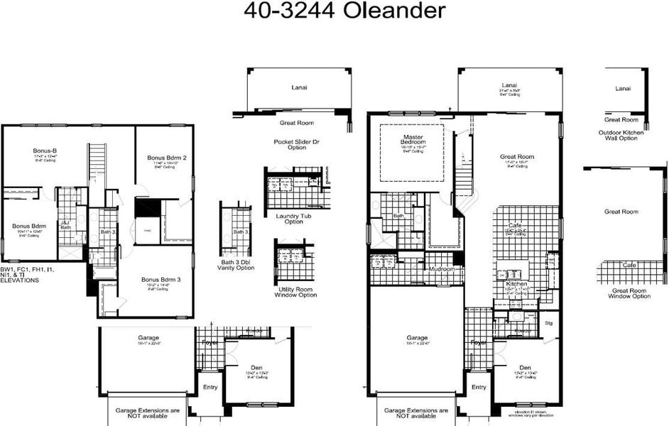 2D floor plan layout of this home in Windward Real Estate and Homes for Sale in Sarasota, FL - Neal Communities, Lakewood Ranch, FL (Image 2).