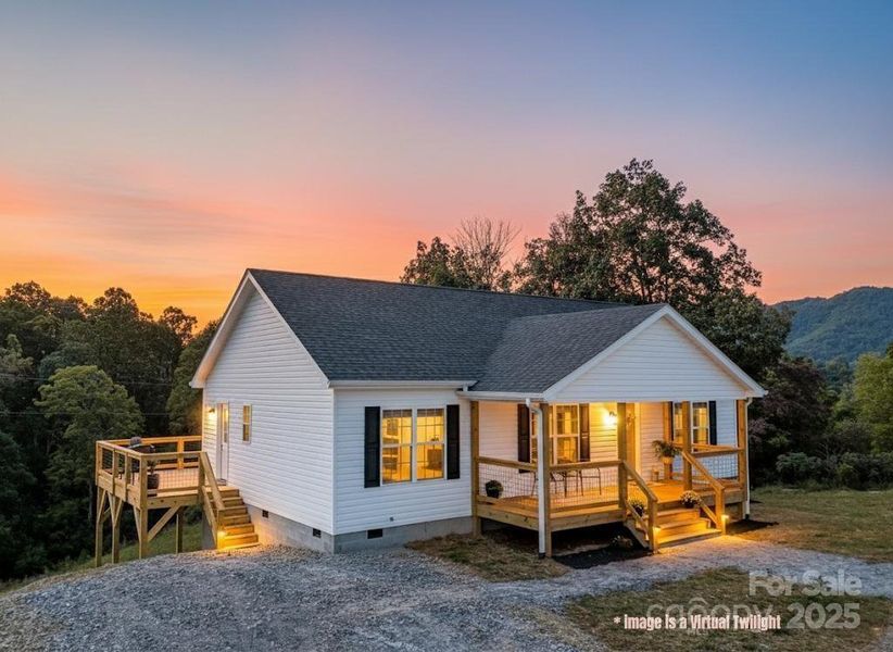 Front exterior of a new home in , Canton, NC, highlighting curb appeal (Image 23).
