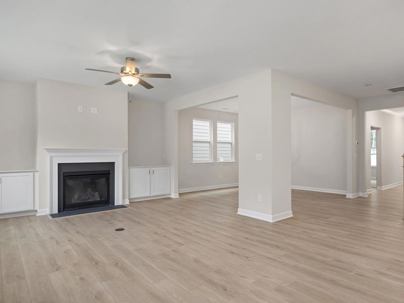 Representative unfurnished interior of a home built from the The Beech B by Davidson Homes LLC in Enclave at Belmont, Belmont (Image 29). Representative unfurnished interior of a home built from the The Beech B by Davidson Homes LLC in Enclave at Belmont, Belmont (Image 29).