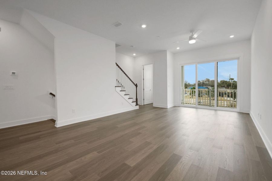 Spacious, unfurnished interior of a new home in North Beach Townhomes, Jacksonville Beach (Image 33).