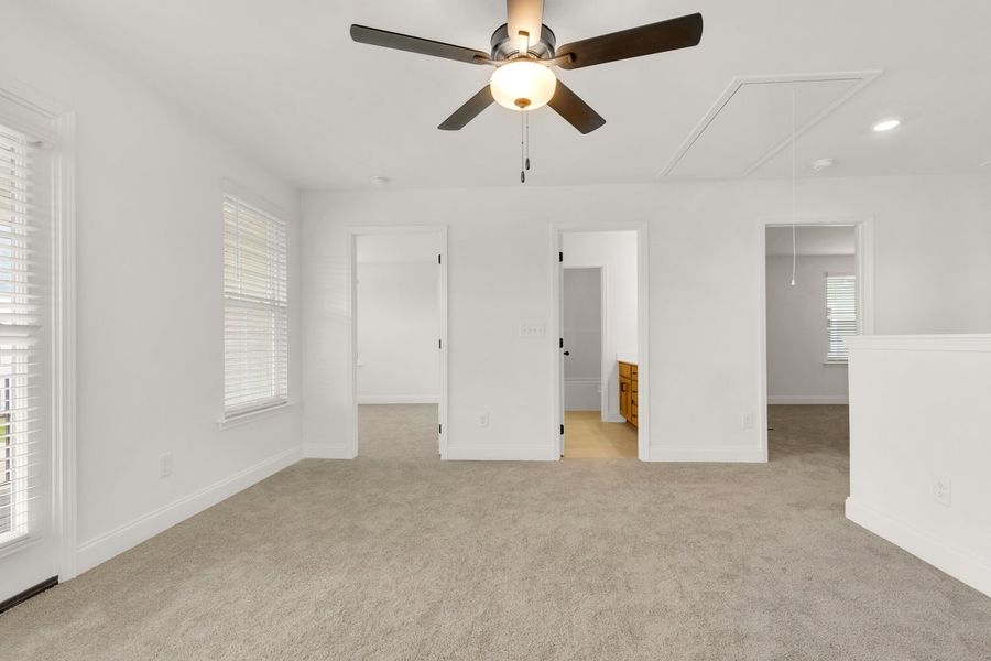 Representative unfurnished interior of a home built from the Titusville II by Regent Homes in Marlon's Creek, Spring Hill (Image 35).