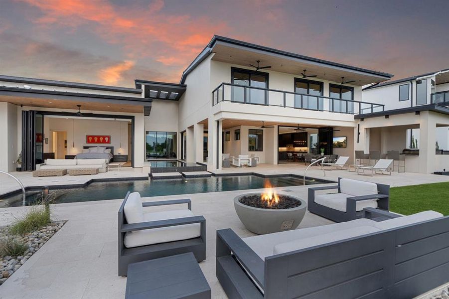 Exterior details and patio area of a home in , Frisco (Image 24).