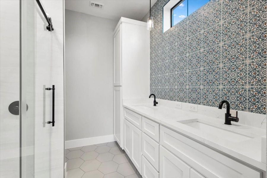 Furnished interior view inside a new home in , Johnson City (Image 12).