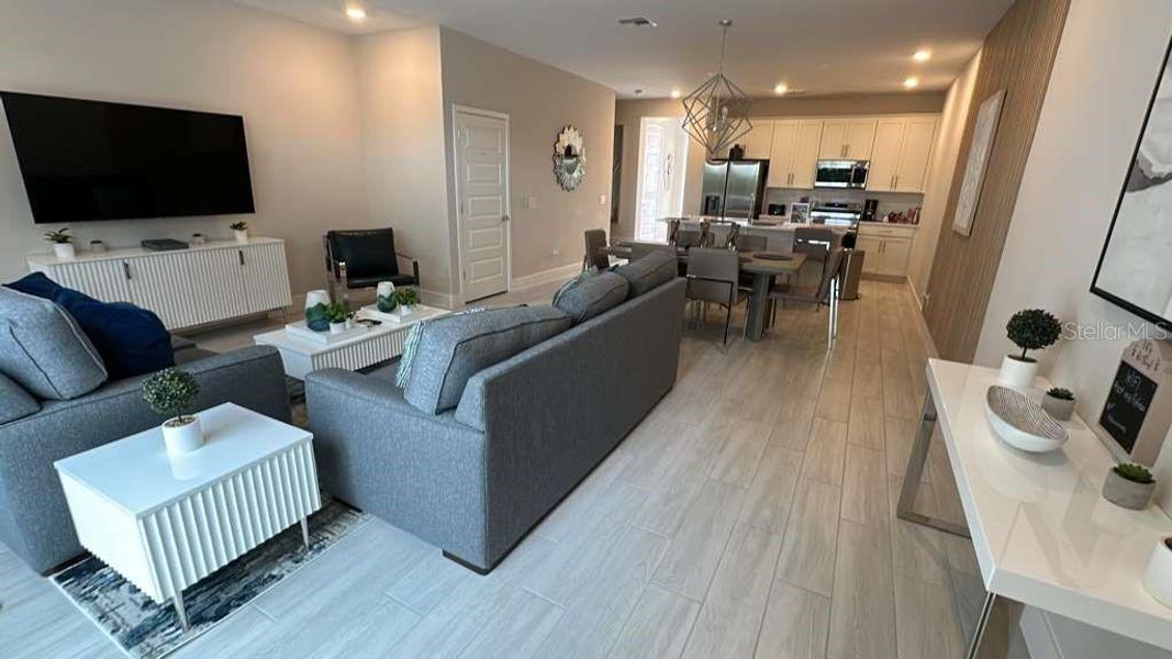 Furnished interior view inside a new home in , Reunion (Image 6).