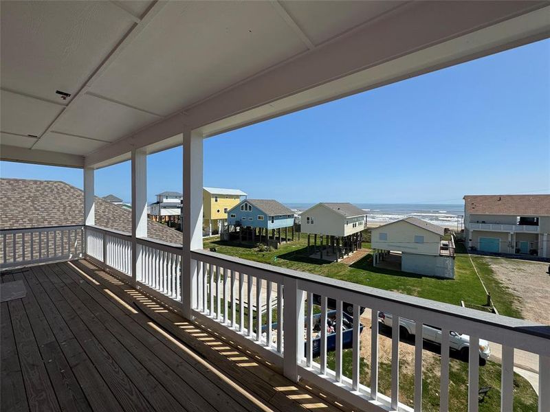 Exterior details and patio area of a home in , Galveston (Image 3). Exterior details and patio area of a home in , Galveston (Image 3).