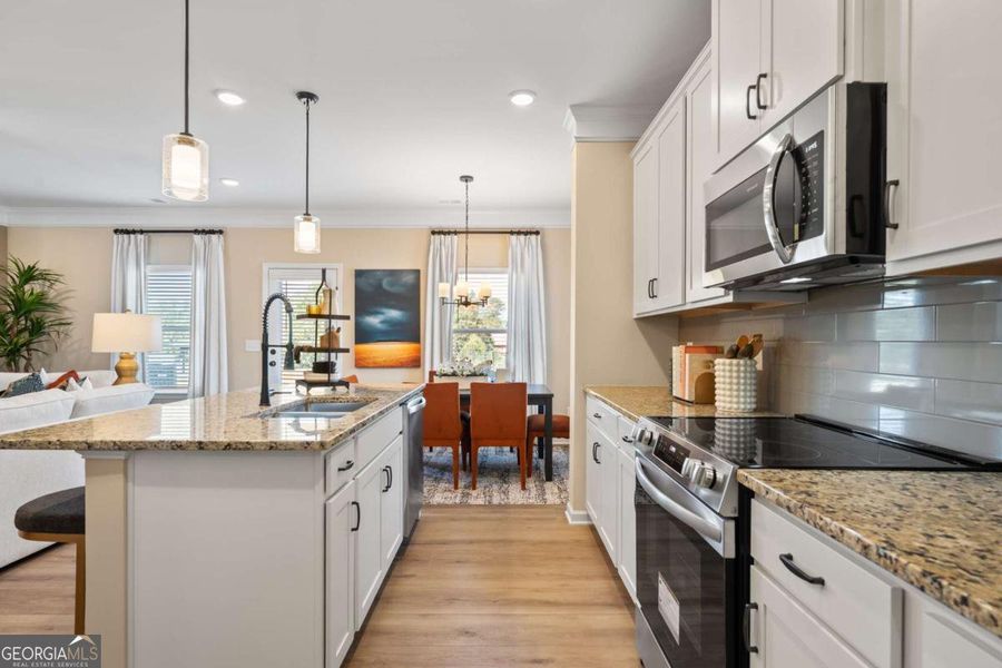 Furnished interior view inside a new home in Glendale Towns, Conyers (Image 9).