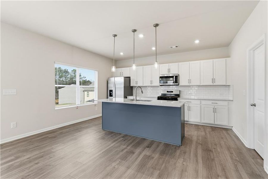 Furnished interior view inside a new home in The Reserve at Chapel Hill Phase II, Douglasville (Image 6).