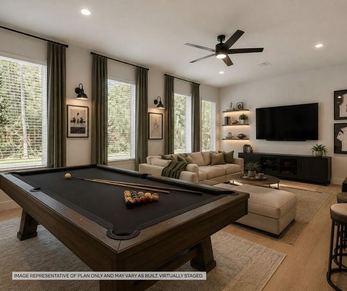 Furnished interior view inside a new home in Butlers Bend Estates, Pinehurst (Image 7).