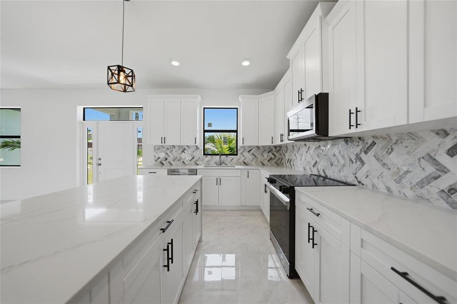 Furnished interior view inside a new home in , Englewood (Image 9).