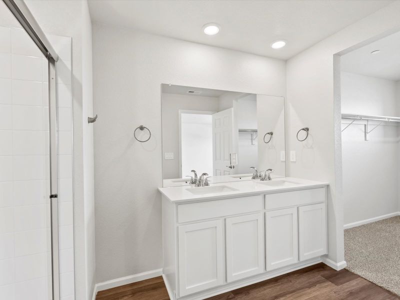 Furnished interior view inside a new home in Poudre Heights: The Meadow Collection, Windsor (Image 4).