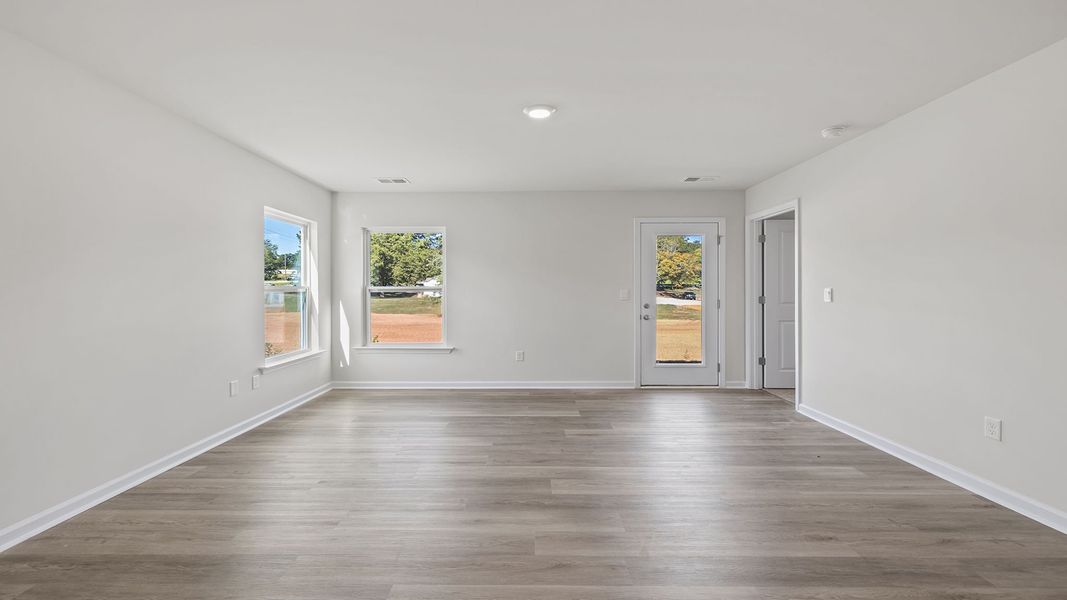 Spacious, unfurnished interior of a new home in Village Grove, Greenville (Image 21). Spacious, unfurnished interior of a new home in Village Grove, Greenville (Image 21).