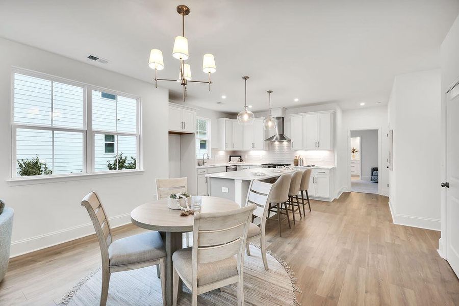 Furnished interior view inside a new home in , Summerville (Image 7).