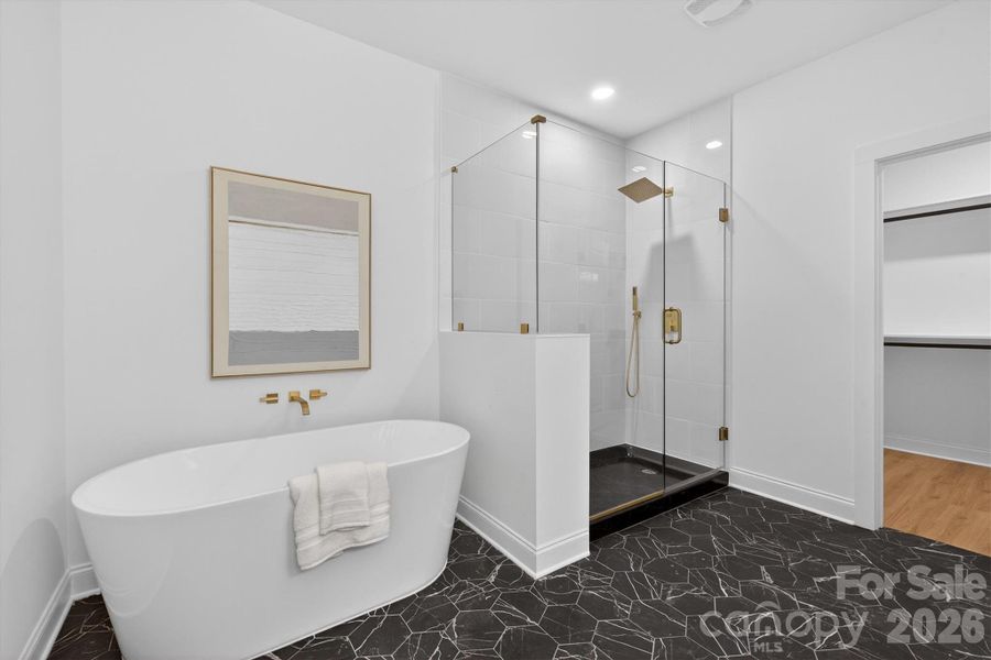 Furnished interior view inside a new home in , Charlotte (Image 20).