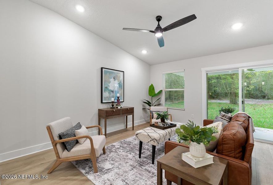 Furnished interior view inside a new home in , Jacksonville (Image 34).