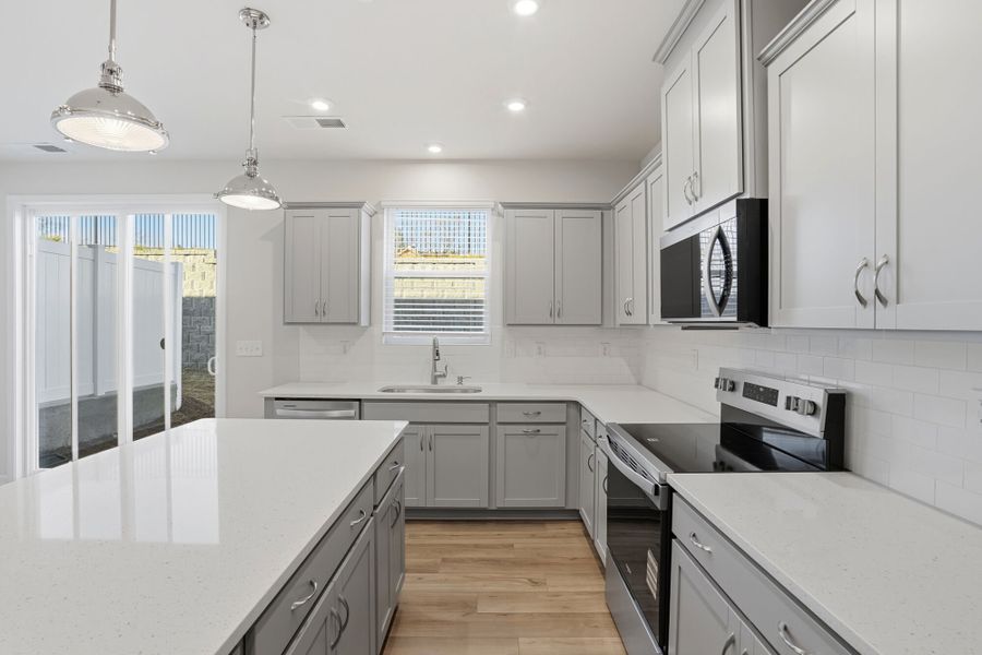 Furnished interior view inside a new home in Hedgecliff Townes, Kannapolis (Image 6).