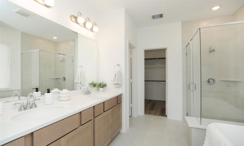 Furnished interior view inside a new home in , Cypress (Image 10).