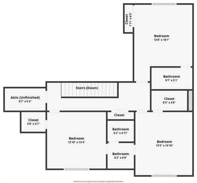 2D floor plan layout of this home in , Dahlonega, GA (Image 6).