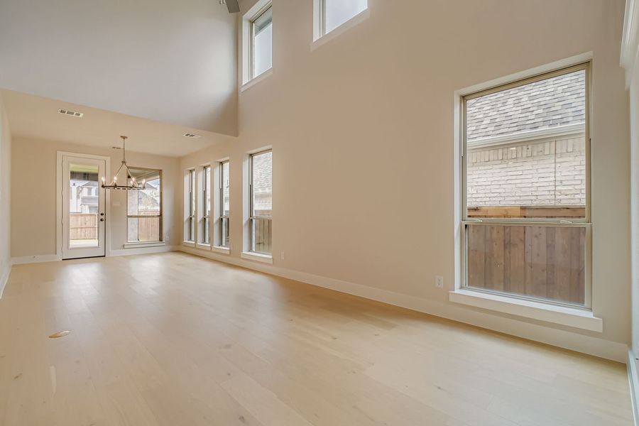 Spacious, unfurnished interior of a new home in The Tribute - Westbury 41s, The Colony (Image 30). Spacious, unfurnished interior of a new home in The Tribute - Westbury 41s, The Colony (Image 30).