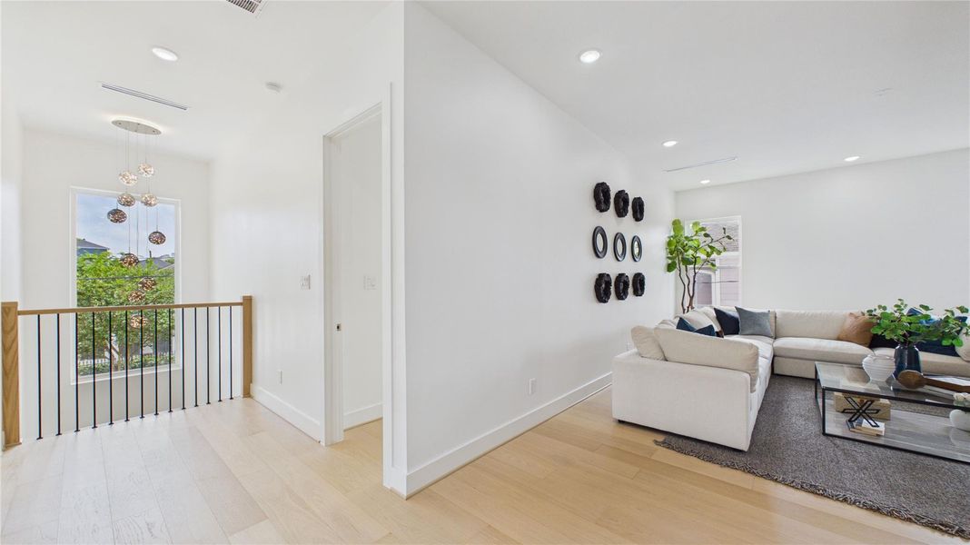 Furnished interior view inside a new home in , Houston (Image 33).