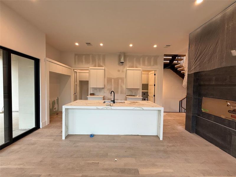 Furnished interior view inside a new home in , Dallas (Image 8).