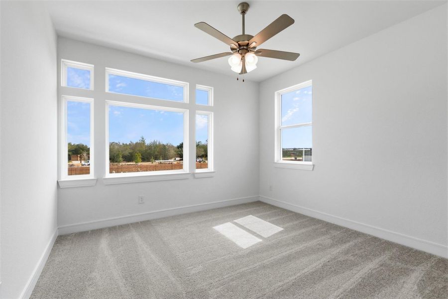 Spacious, unfurnished interior of a new home in Bridgeland Central, Cypress (Image 33). Spacious, unfurnished interior of a new home in Bridgeland Central, Cypress (Image 33).