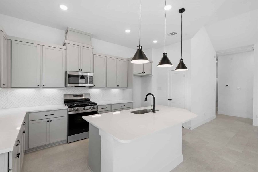 Furnished interior view inside a new home in Bridgeland 45's, Cypress (Image 11).
