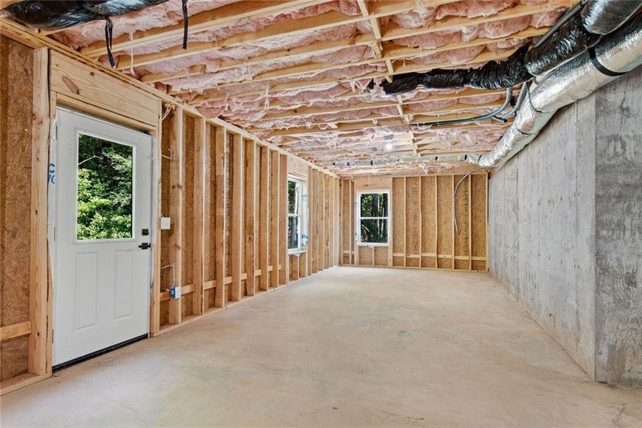 In-progress construction of a new home in , Ellenwood, GA (Image 41).