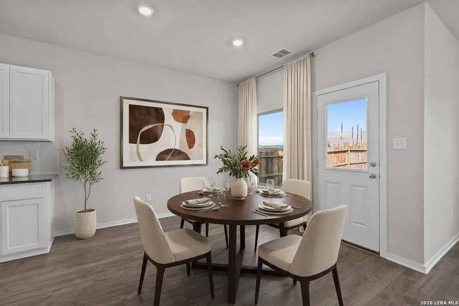 Furnished interior view inside a new home in Summerlin, San Antonio (Image 13).