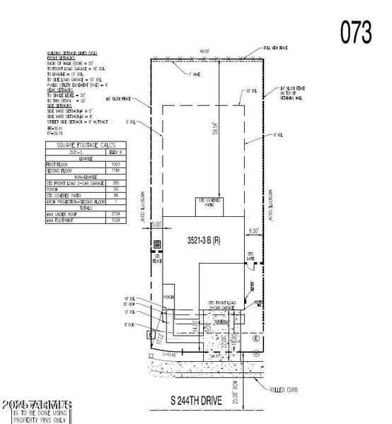 Plot Plan