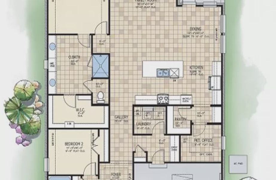 2D floor plan layout of this home in Towne Lake, Cypress, TX (Image 2). 2D floor plan layout of this home in Towne Lake, Cypress, TX (Image 2).