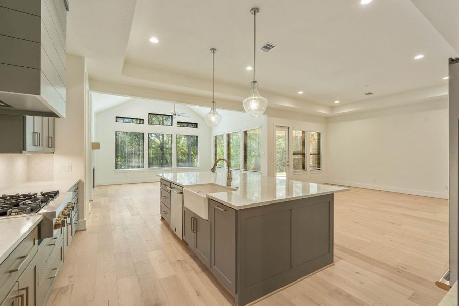 Furnished interior view inside a new home in The Cedars, Plantersville (Image 9).