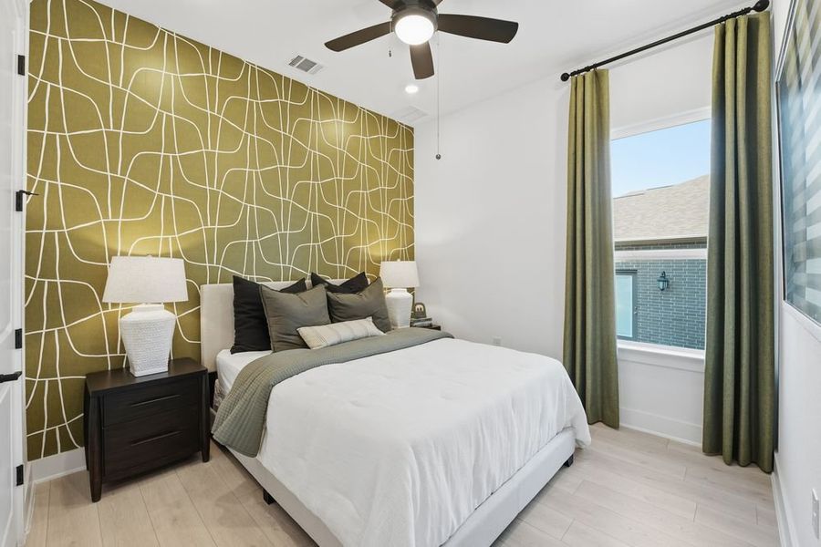 Furnished interior view inside a new home in Travisso, Leander (Image 22).