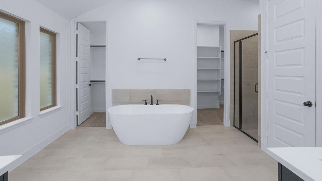 Furnished interior view inside a new home in Woodhavyn 50', Magnolia (Image 6).