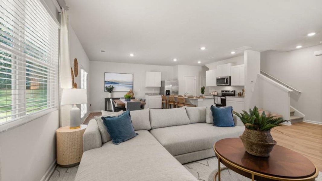 Furnished interior view inside a new home in Pointe Park, Union City (Image 40).