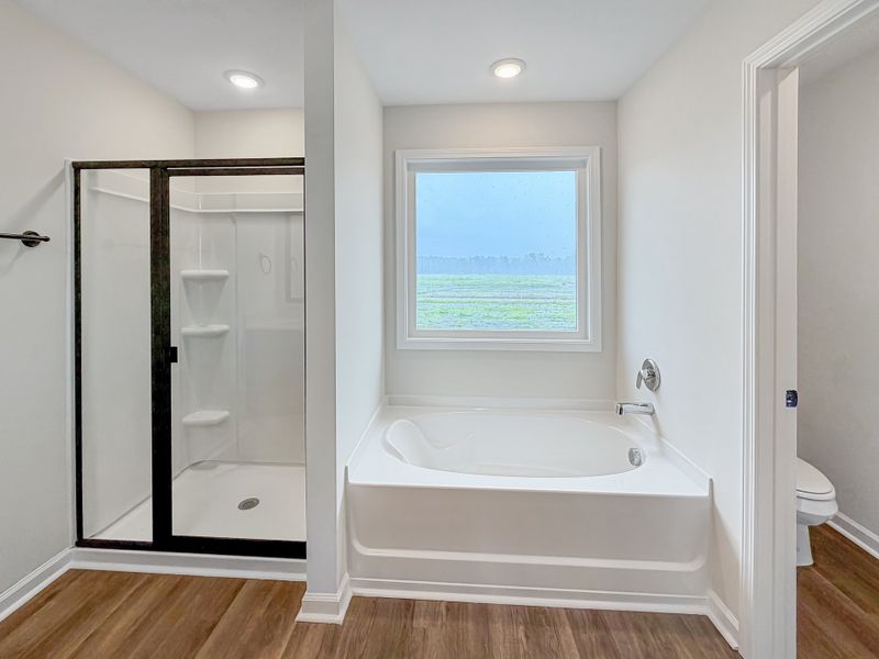 Furnished interior view inside a new home in Tranquil South, Hinesville (Image 9).