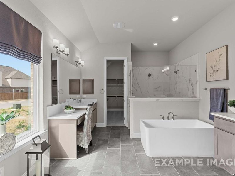 Furnished interior view inside a new home in The Reserve at Potranco Oaks, Castroville (Image 35).