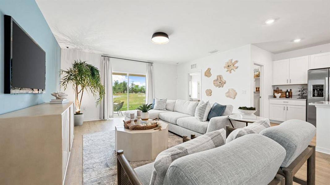 Furnished interior view inside a new home in Westview, Kissimmee (Image 23). Furnished interior view inside a new home in Westview, Kissimmee (Image 23).