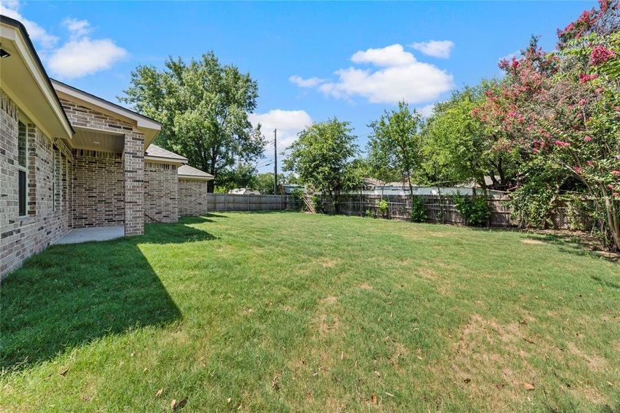 Exterior details and patio area of a home in , Waco (Image 19). Exterior details and patio area of a home in , Waco (Image 19).