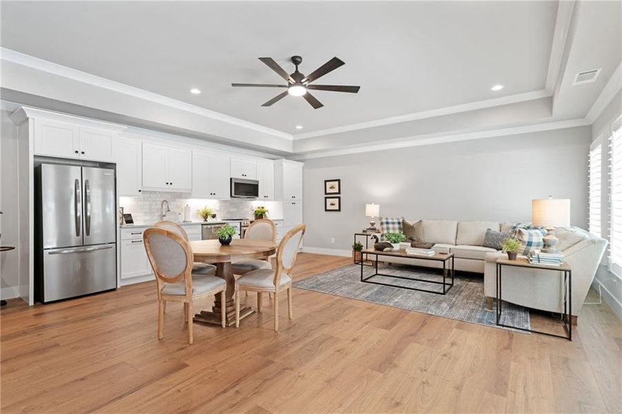 Furnished interior view inside a new home in , Woodstock (Image 28). Furnished interior view inside a new home in , Woodstock (Image 28).