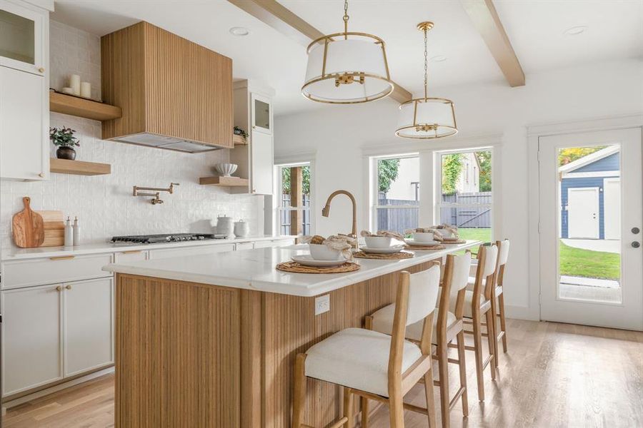 Furnished interior view inside a new home in , Dallas (Image 8).