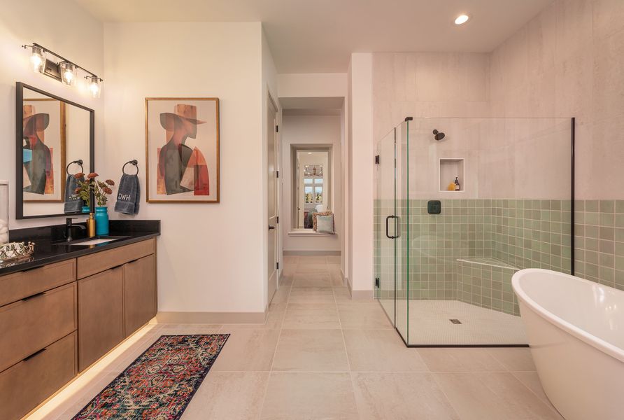 Representative furnished interior of a home built from the The Waterfall by David Weekley Homes in Skyline at Verrado Regent Hills, Buckeye (Image 4).