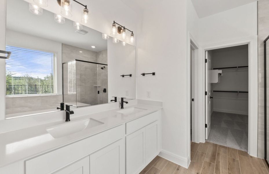 Representative furnished interior of a home built from the Wallace by Pulte Homes in Bluffview Reserve, Leander (Image 9).