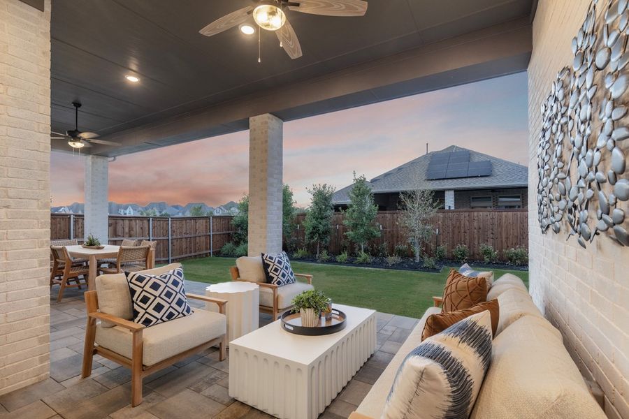 Representative Patio - some options shown