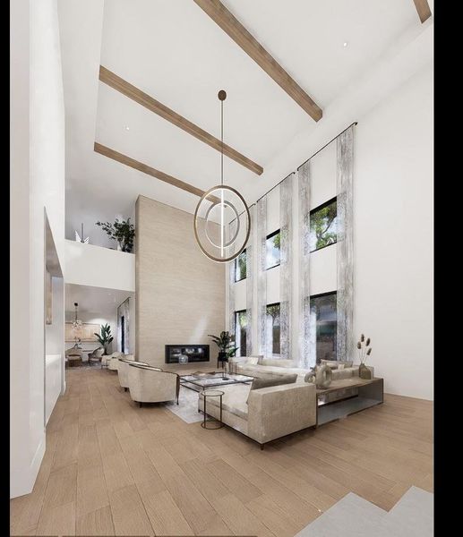 Furnished interior view inside a new home in , Houston (Image 13).