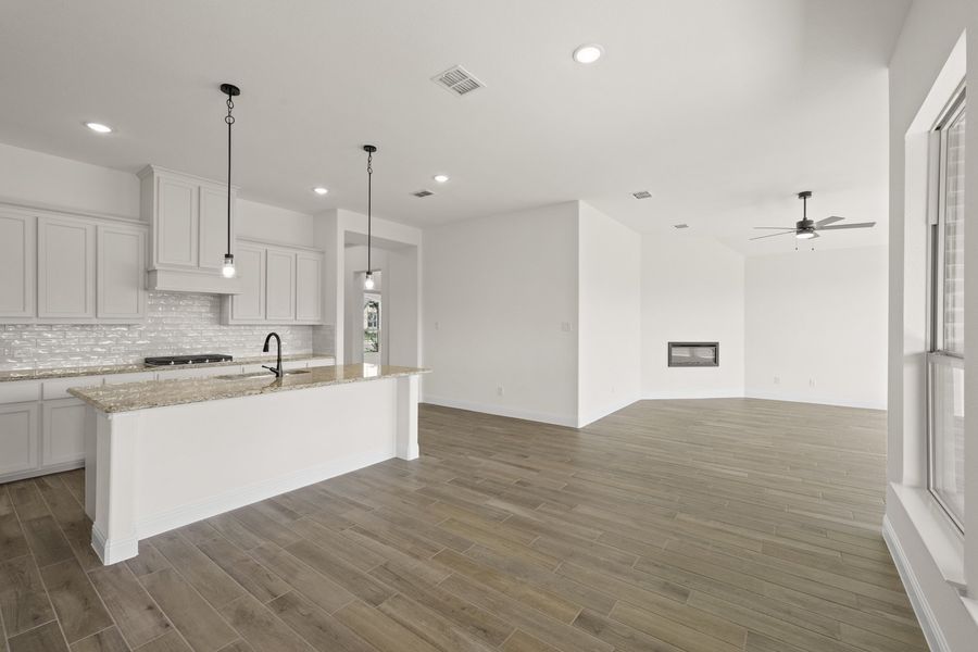 Furnished interior view inside a new home in Abe's Landing, Granbury (Image 10). Furnished interior view inside a new home in Abe's Landing, Granbury (Image 10).